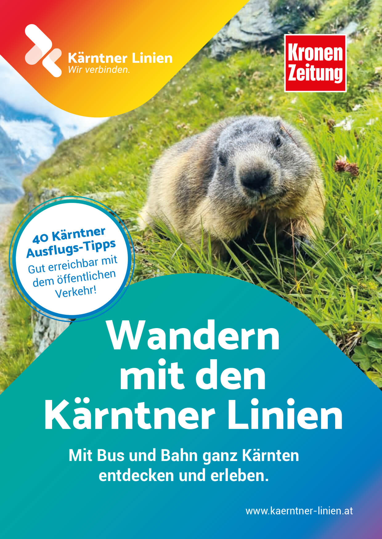 Kärntner Linien und Krone Öffi Wanderführer