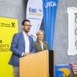 Mobilitätslandesrat Sebastian Schuschnig und Marlene Bacher Foto: Madlin Peko Kärntner Linien