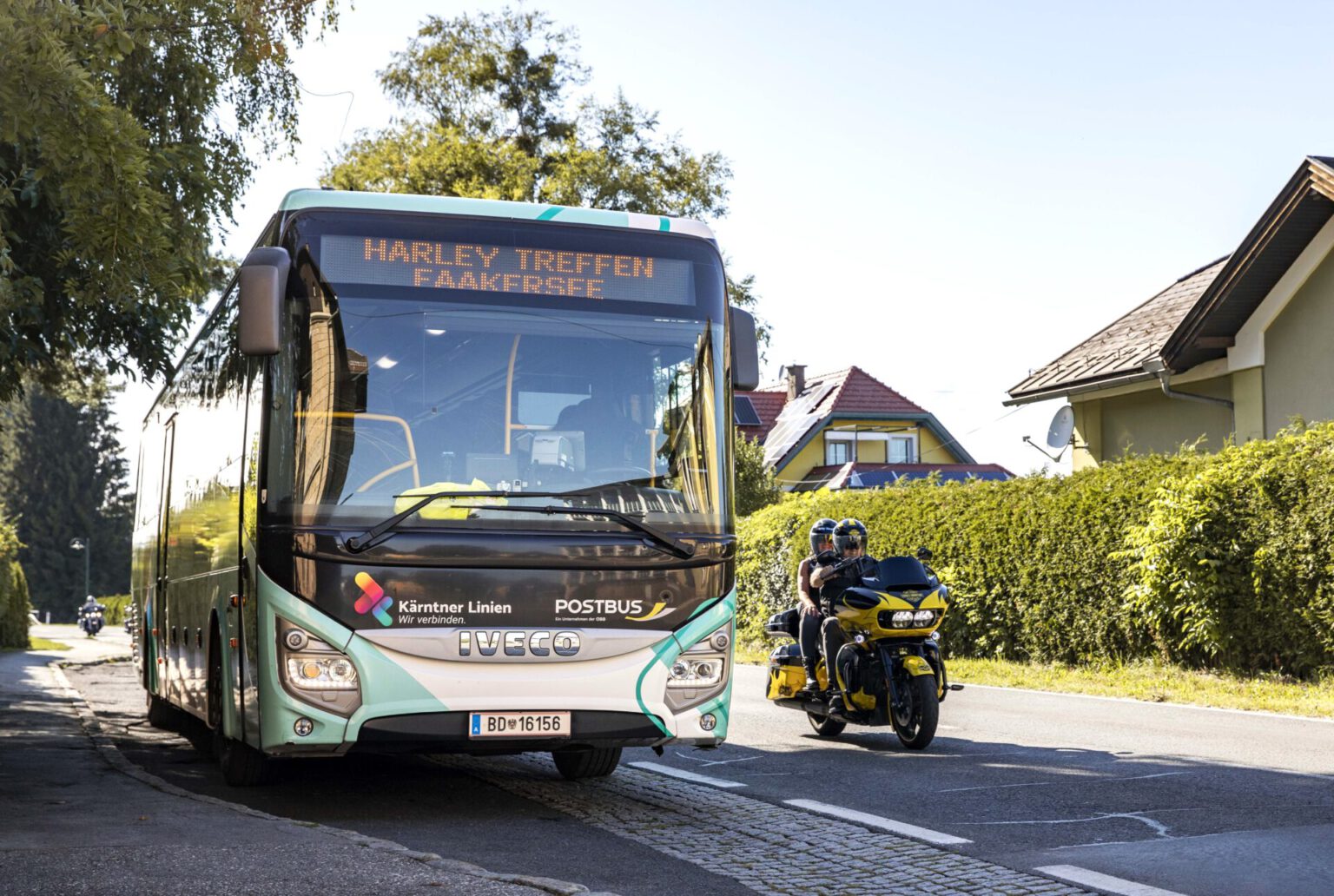 Harley Treffen Shuttle ©Madlin Peko / Kärntner Linien